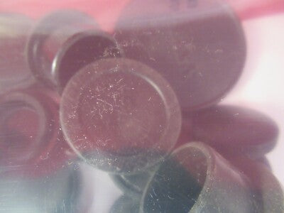 LOT ASSORTED MICROSCOPE PART PLASTIC CAPS MULTIPLE BRANDS AS PICTURED &29-A-25