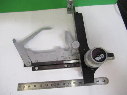 FIT MANY LEITZ GERMANY XY STAGE CLIPS MICROSCOPE PART OPTICS AS PICTURED X5-A-07