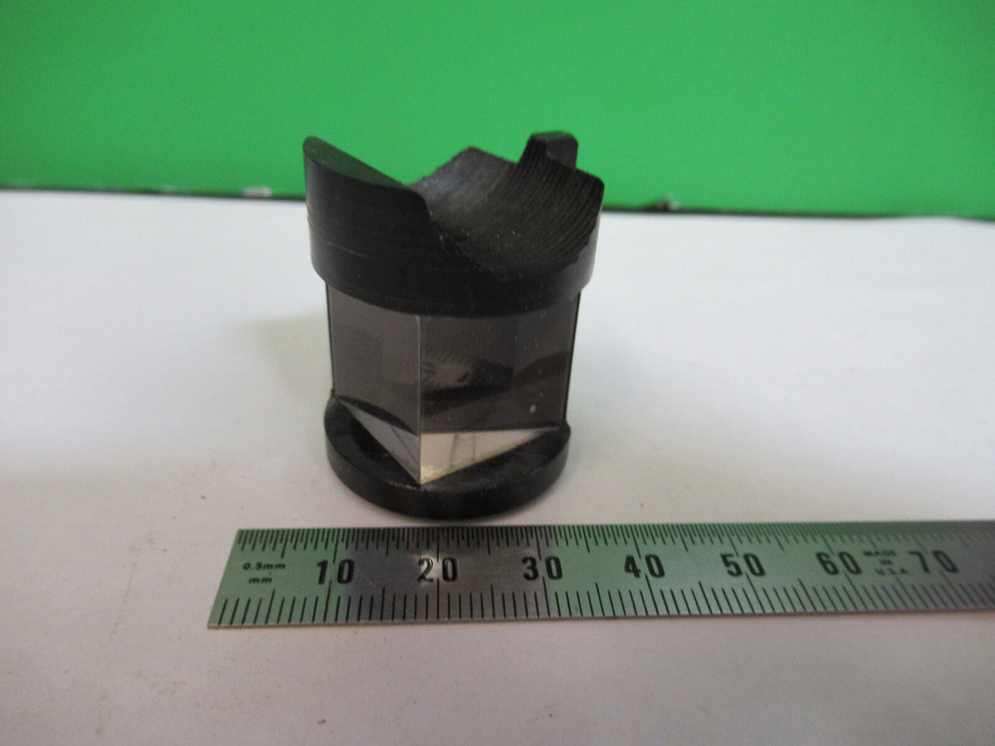 NIKON JAPAN GLASS PRISM HEAD OPTICS MICROSCOPE PART AS PICTURED 80-B-35