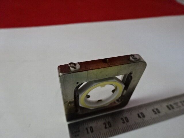 RARE FLATPACK FIXTURE for GOLD PLATED QUARTZ CRYSTAL FREQUENCY CONTROL &5-DT-N