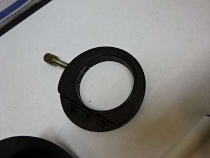 MICROSCOPE PART WILD HEERBRUGG SWISS M11 CONDENSER + IRIS OPTICS AS IS #82-30