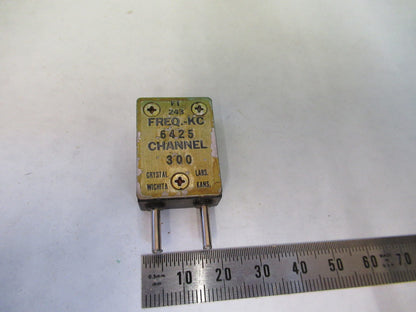 WWII FT-243 QUARTZ CRYSTAL LABS 6425 kHz FREQUENCY CONTROL AS PICTURED S1-B-37