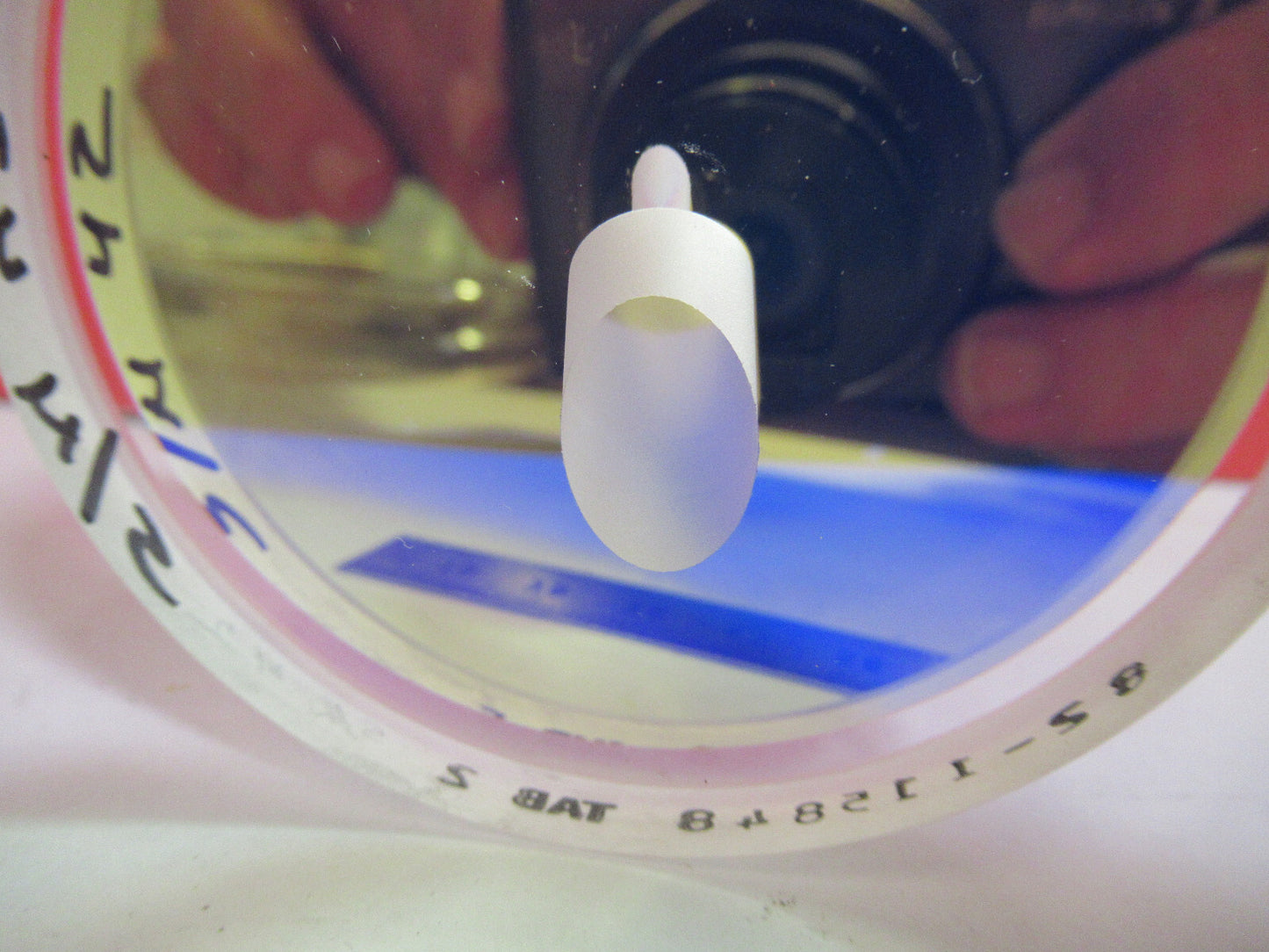 Optical Flat Fused silica Holed Laser Optics Dichroic Coated