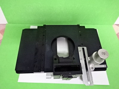 MICROSCOPE PART LEITZ GERMANY STAGE SPECIMEN TABLE MICROMETER ORTHOPLAN B#60