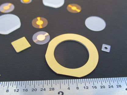 LOT ASSORTED PIEZO QUARTZ PIEZOELECTRIC BLANKS ULTRASONIC SENSOR &FT-1-B-05