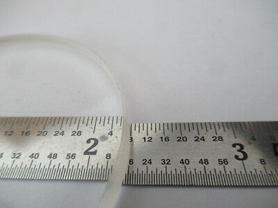OPTICAL FLAT FUSED SILICA 2.25" DIAMETER LASER OPTICS AS PICTURED &F5-A-02