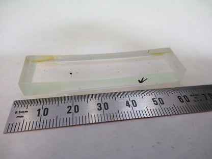 OPTICAL RECTANGULAR LENS OPTICS BI CONCAVE OPTICS  AS PICTURED S7-A-12