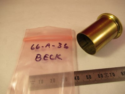 Antique Brass Polarizer Eyepiece Beck London Microscope Part AS Pic