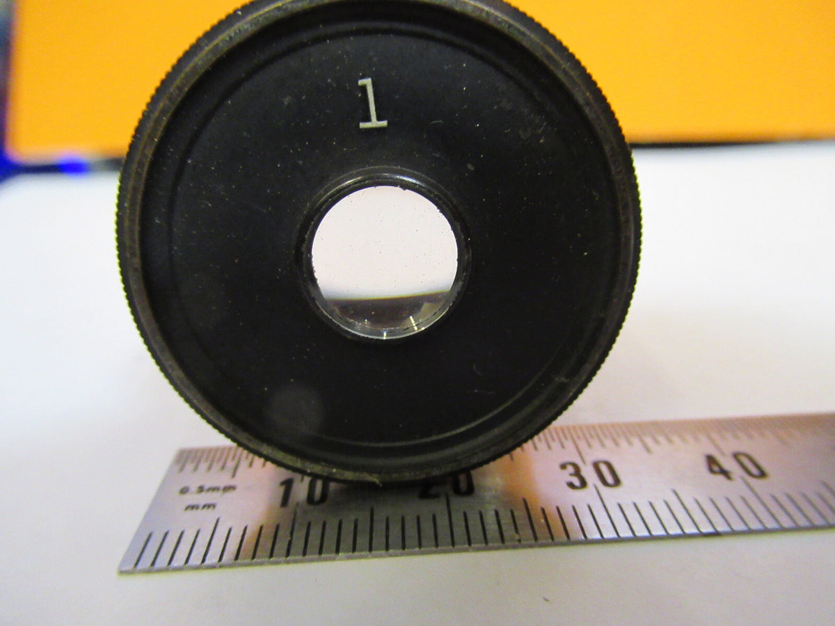 Antique Bausch & Lomb "1" Eyepiece Optics Microscope Part