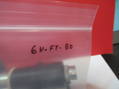 LEICA MICROSCOPE PART STAGE + OBJECTIVE AND EYEPIECE  AS PICTURED 6V-FT-80