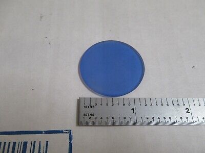 WILD HEERBRUGG SWISS BLUE FROSTED FILTER MICROSCOPE PART OPTICS &12-A-121