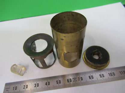 ANTIQUE BRASS PORTABLE ASSEMBLY SEED MICROSCOPE PART AS PICTURED #R9-B-21