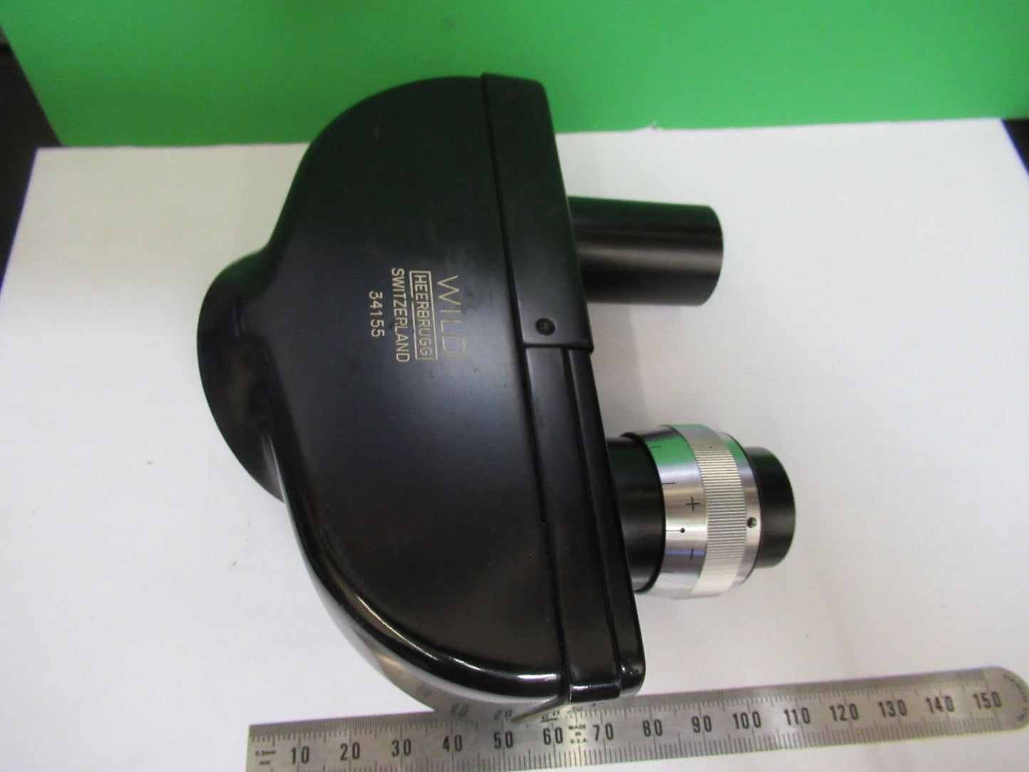 WILD HEERBRUGG SWISS binocular head MICROSCOPE PART AS PICTURED T6-A-62