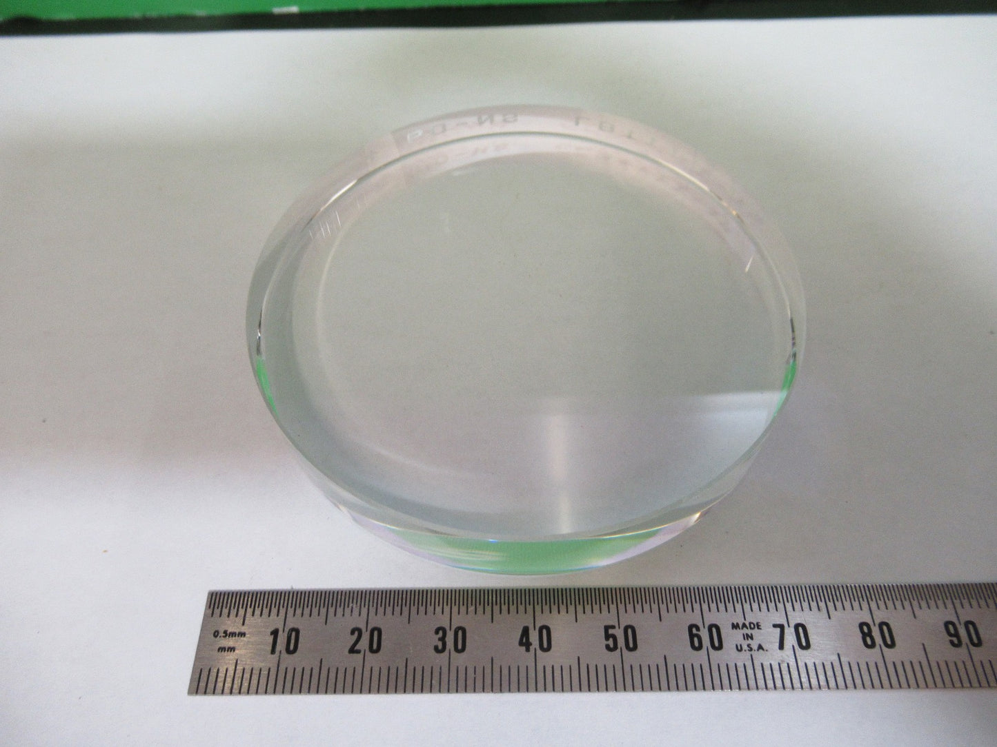 OPTICAL FLAT UNCOATED FUSED SILICA PRO ZYGO LASER OPTICS AS PICTURED 98-A-06