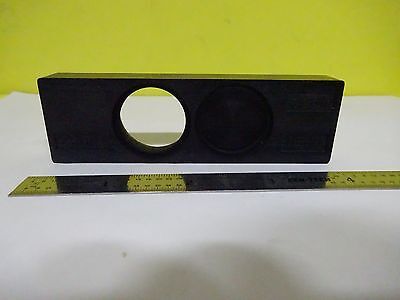 MICROSCOPE PART NIKON SHUT / CLEAR PATH SLIDE OPTICS AS IS BIN#W5-22