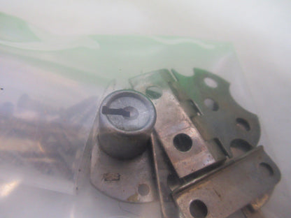 BAUSCH LOMB HINGES + LOCK PLUS KEY  MICROSCOPE PART AS PICTURED X9-B-32