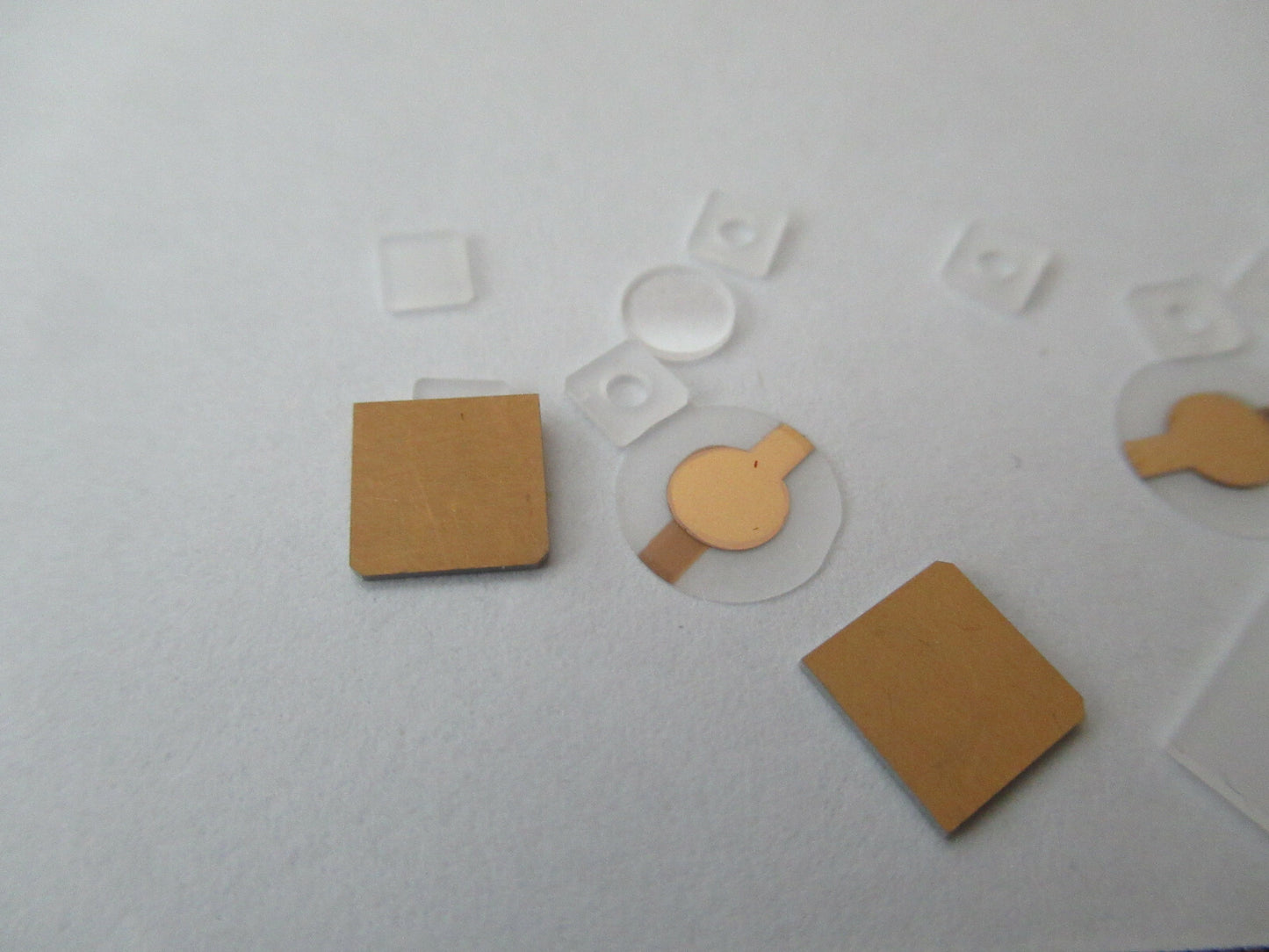 Lot Blank Piezoelectric Quartz Crystal X- Y- Yx-cut Piezo Sensor AS Pic
