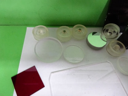 Lot Optical Lenses Prism Mirror Mil Spec Laser Optics