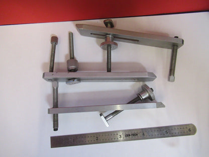 LEITZ WETZLAR GERMANY SET OF CLIPS TOOLMAKER MICROSCOPE PART AS PICTURED H6-A-01