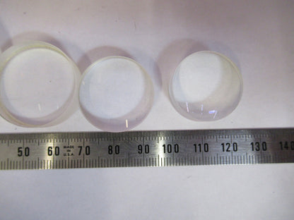 AUS JENA GERMANY LOT GLASS LENSES MICROSCOPE PART AS PICTURED V8-B-61