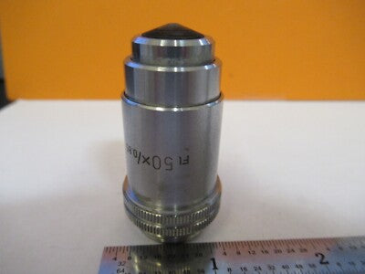 LEITZ WEZTLAR OBJECTIVE FL 50X INFINITY OPTICS MICROSCOPE PART AS PIC &H8-C-17