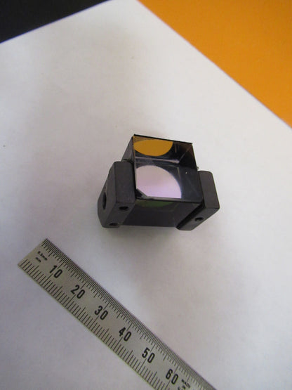 BAUSCH LOMB POL BEAM SPLITTER PRISM OPTICS MICROSCOPE PART AS PICTURED Y3-A-103
