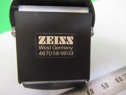 LENS IRIS ILLUMINATOR ZEISS GERMANY MICROSCOPE PART AS PICTURED S7-A-19