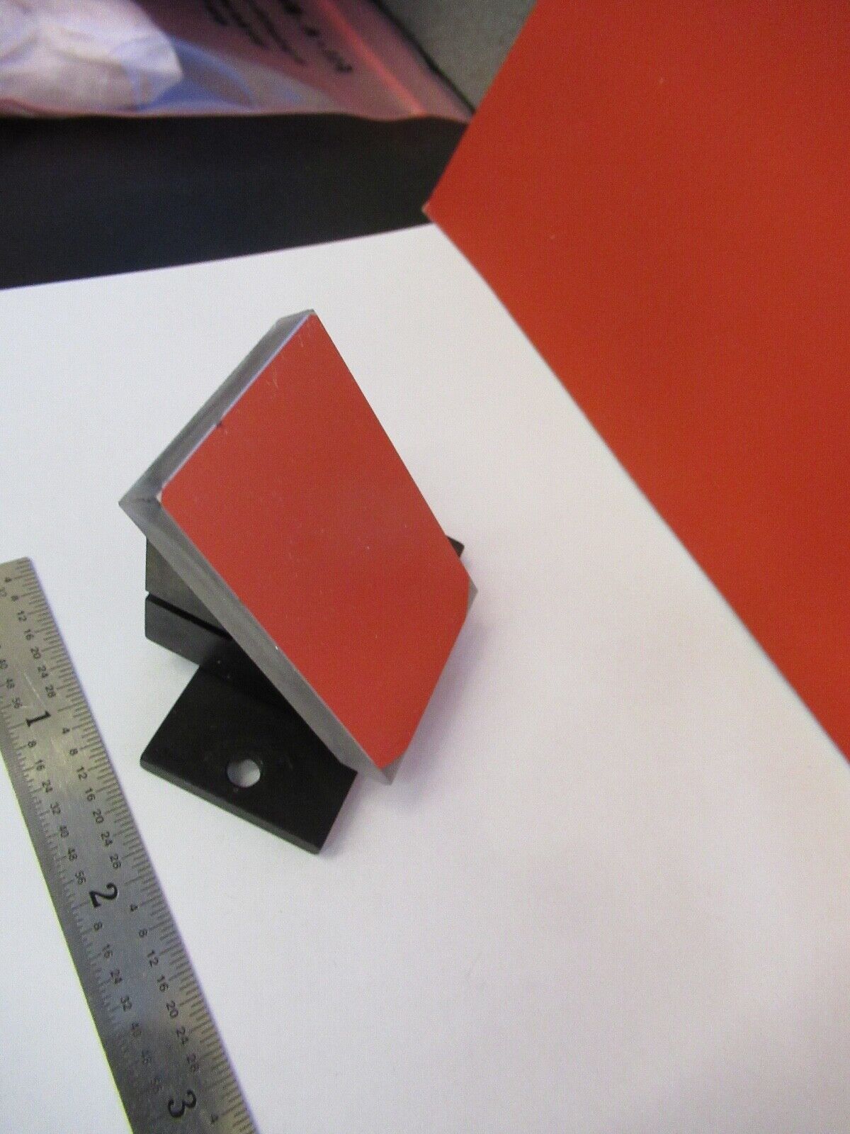 OLYMPUS JAPAN MOUNTED MIRROR OPTICS MICROSCOPE PART AS PICTURED &FT-4-X11