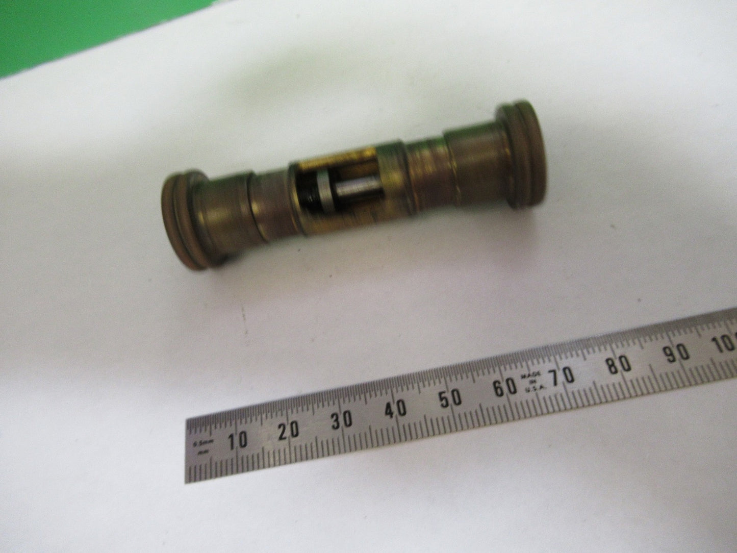ANTIQUE AO SPENCER  SET FINE ADJUST KNOBS MICROSCOPE PART AS PICTURED T6-A-41