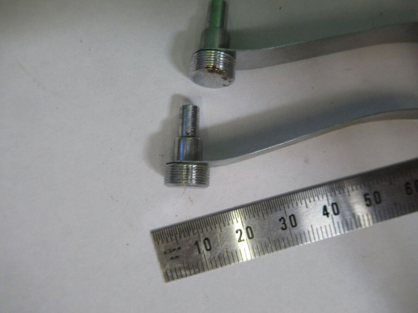 BAUSCH LOMB  PAIR CLIPS STAGE MICROSCOPE PART AS PICTURED #S9-B-67