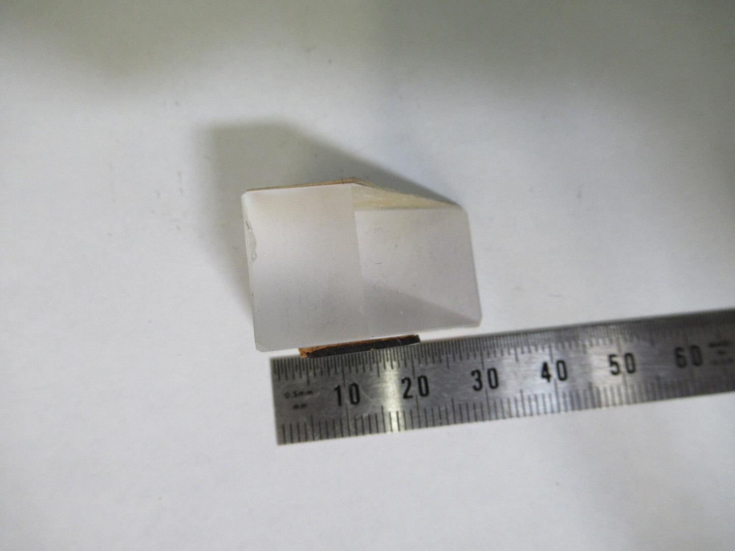 BAUSCH LOMB GLASS PRISM OPTICS MICROSCOPE OPTICAL PART AS PICTURED 98-A-14