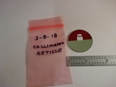 Optical Collimator Reticle Mask Glass Optics