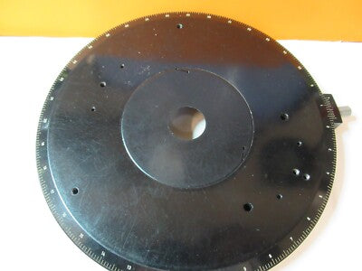 ZEISS GERMANY POL ROTABLE STAGE POLARIZATION MICROSCOPE as pictured &55R-B-24