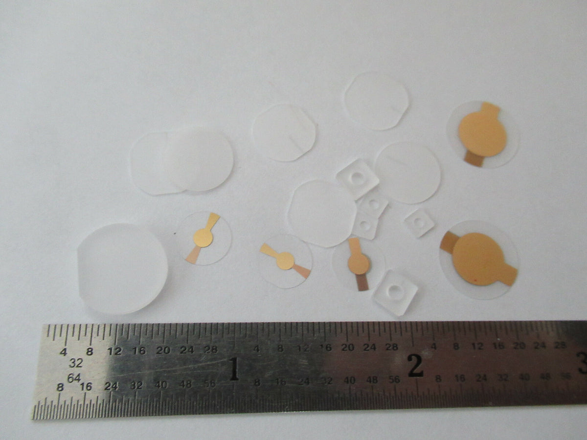 Lot Blank Piezoelectric Quartz Crystal X- Y- Yx-cut Piezo Sensor AS Pic
