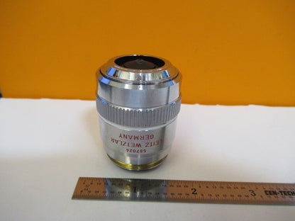 Ernst Leitz Leica Objective 567024 D Apo 100X Optics Microscope Part AS Pic &H8-B-14 i