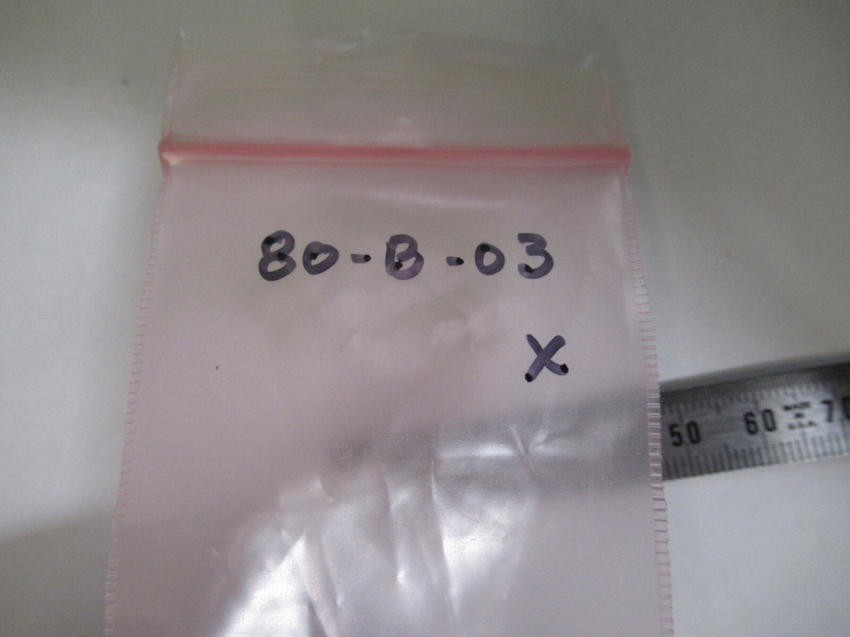 OPTICAL MINI GLASS PRISM  MIL SPEC OPTICS MICROSCOPE PART AS PICTURED 80-B-03