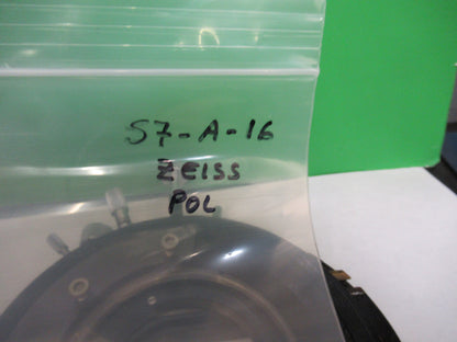 Huge Carl Zeiss AG Germany Pol Rotable Stage Table Microscope Part