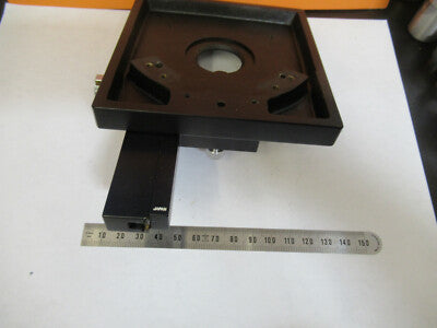 Unitron Japan Xy Stage Brass Heavy Table Microscope Part