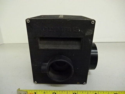 FOR PARTS MICROSCOPE LAMP HOUSING OLYMPUS JAPAN WITHOUT OPTICS AS IS #AK-19