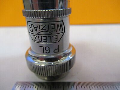 LEITZ WETZLAR GERMANY OBJECTIVE POL 6L P MICROSCOPE PART AS PICTURED &A2-FT-51