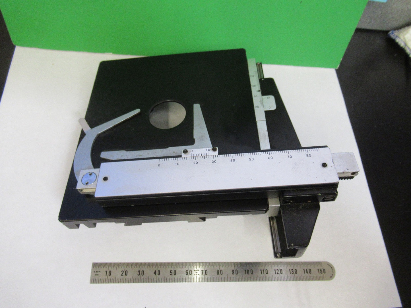 EPOI JAPAN STAGE TABLE XY SPECIMEN MICROSCOPE PART AS PICTURED T4-B-36