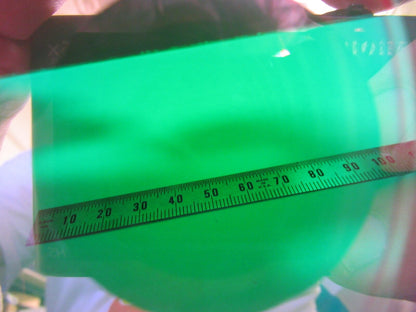 OPTICAL FLAT COATED FUSED SILICA PRO ZYGO LASER OPTICS AS PICTURED Q2-25