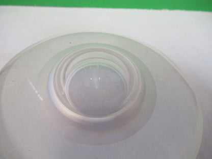 WEIRD HUGE LENS OPTICAL BK7 CONVEX CONCAVE MIL SPEC  OPTICS  AS PICTURED S1-B-08