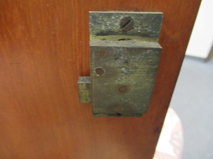 Empty Wood Cabinet for Antique Watson UK 1890s Microscope Part