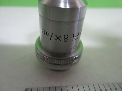 MIKROSKOPTEIL OBJEKTIV LEITZ PHACO PL 8X INFINITY OPTICS AS IS S9-31