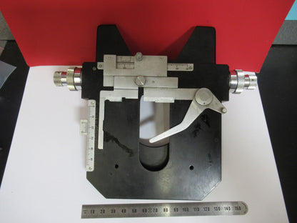 OLYMPUS JAPAN XY TABLE STAGE RARE MICROSCOPE PART AS PICTURED S3-B-56