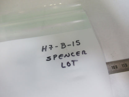 SPENCER VINTAGE OBJECTIVE LOT OPTICS MICROSCOPE PART AS PICTURED H7-B-15