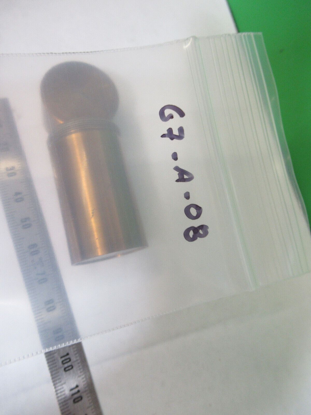 EMPTY ANTIQUE BRASS OBJECTIVE CAN BAUSCH LOMB 2/3 MICROSCOPE AS PICTURED G7-A-08