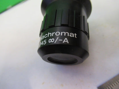 AUS JENA GERMANY INFINITY OBJECTIVE 2.5X PLANACHROMAT MICROSCOPE PART T2-A-11