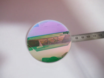 OPTICAL FLAT COATED FUSED SILICA PRO ZYGO LASER OPTICS AS PICTURED Q2-25